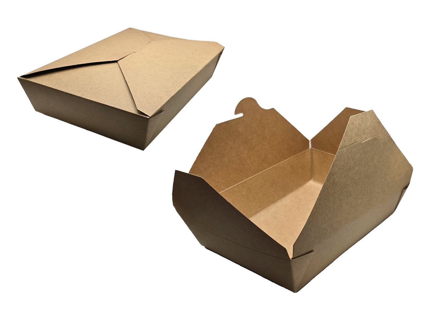 Food Boxen Kraftpapier 1500ml - 3000ml