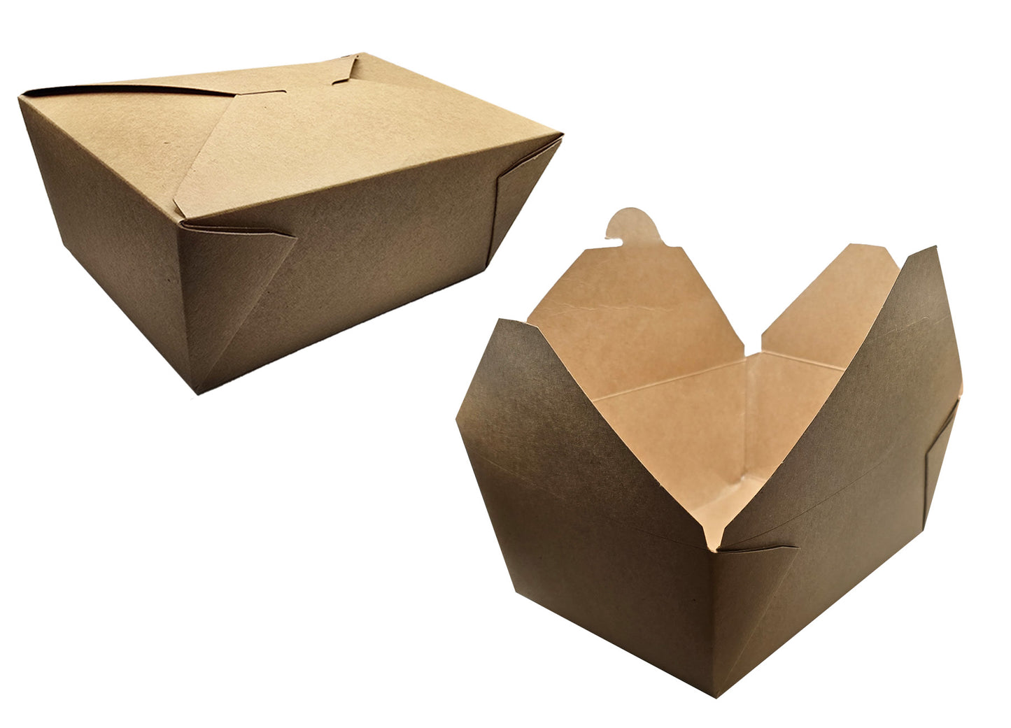 Food Boxen Kraftpapier 1500ml - 3000ml