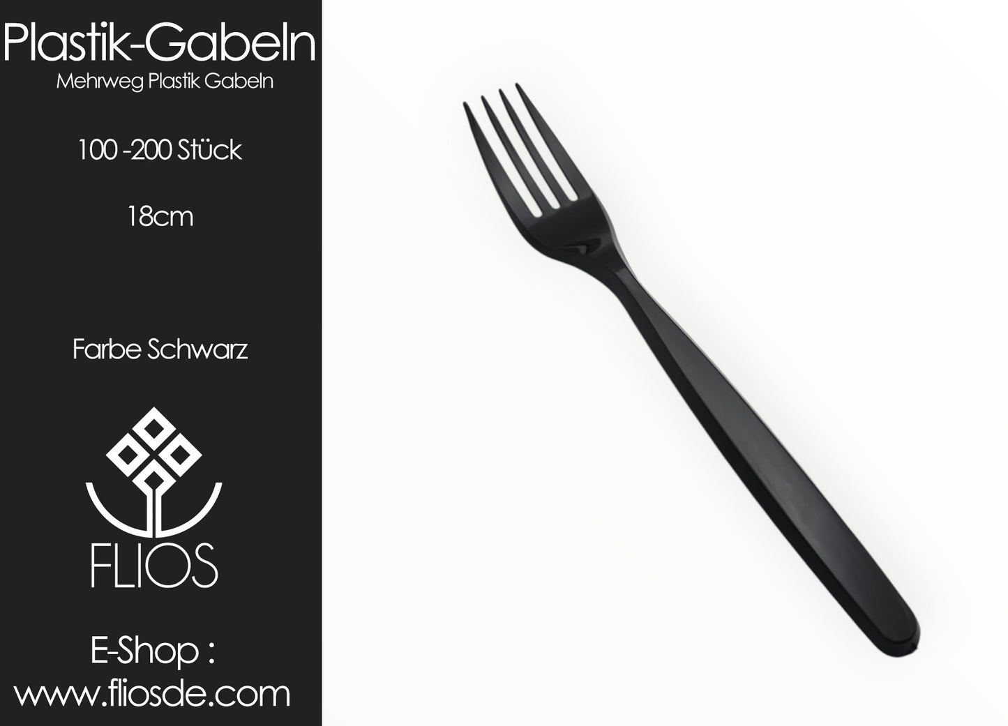 Plastik-Gabeln Mehrweg 100-200 Stück