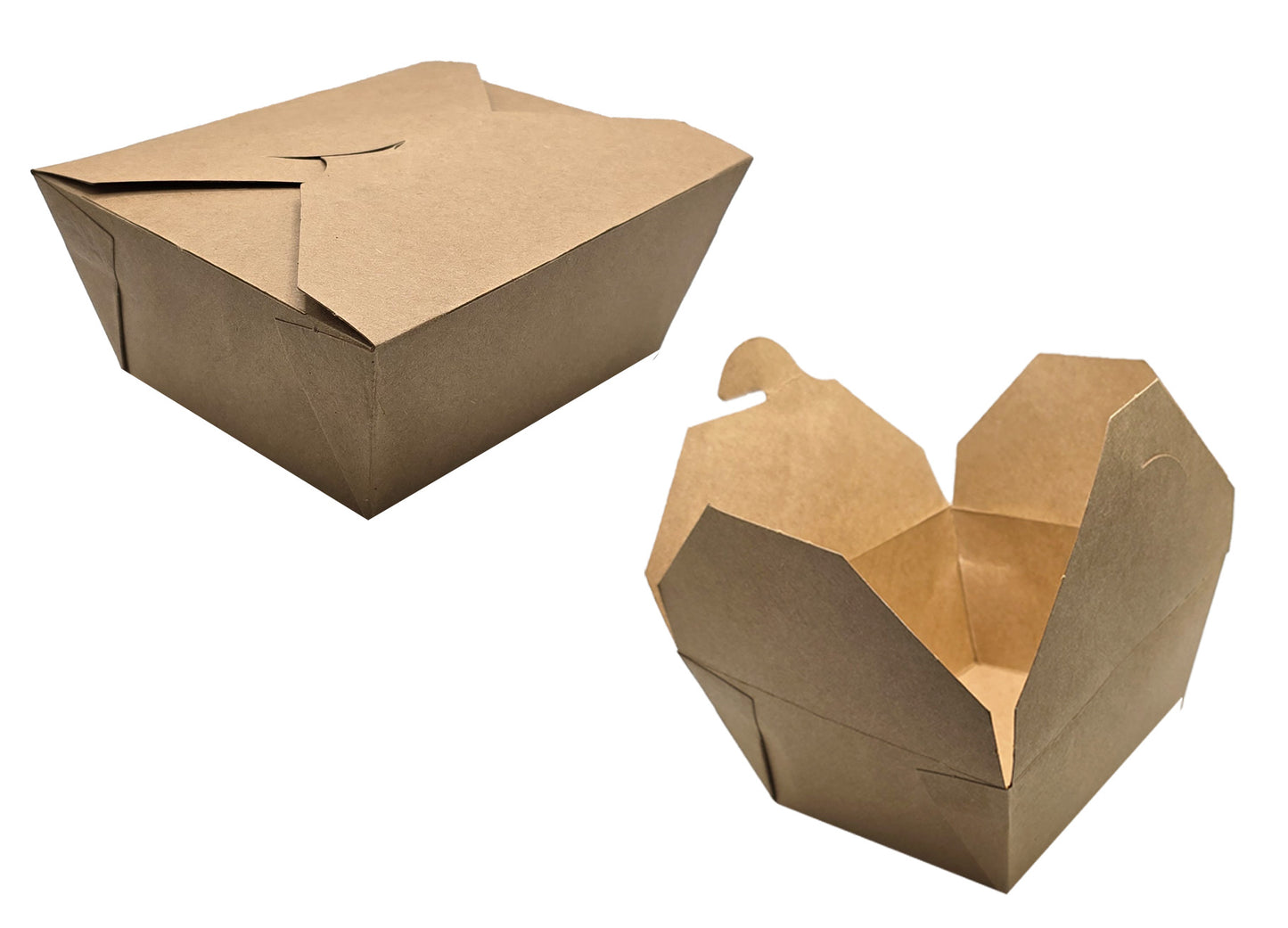 Food Boxen Kraftpapier 1500ml - 3000ml
