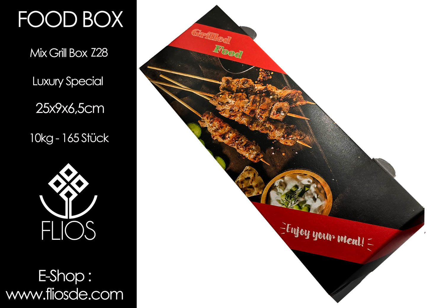 FOOD BOX mit Grill Bezeichnung 10kg 165 Stück