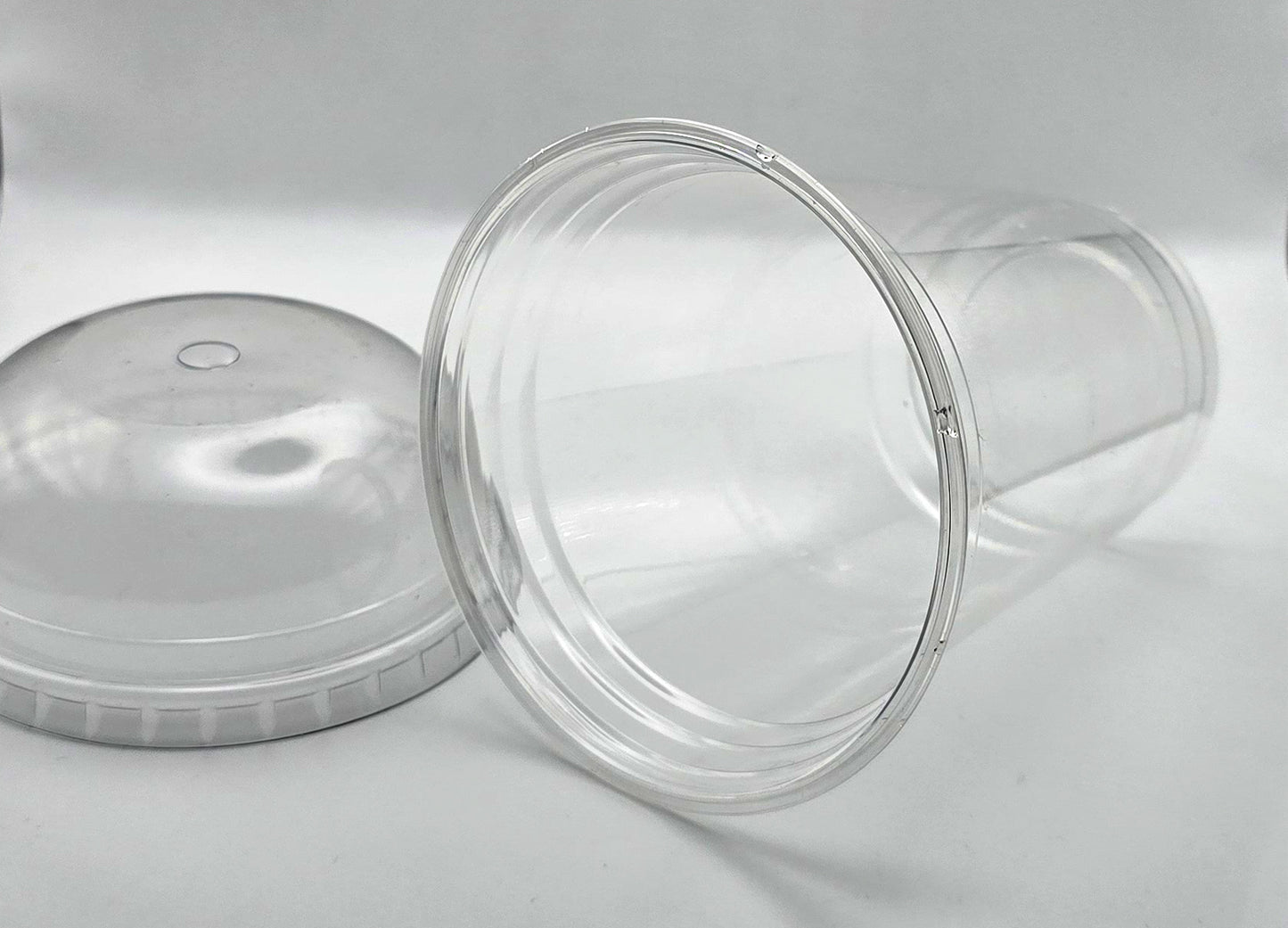 Plastik Trinkbecher 300ml Mehrwegbecher mit oder ohne Deckel
