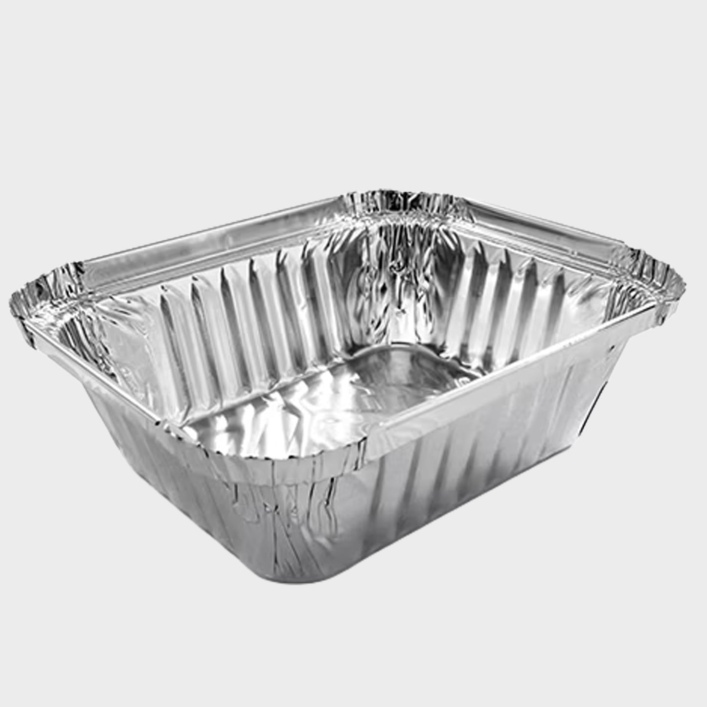 Aluschale R28L - 450 ml rechteckig – 145 × 120 × 40 mm | 100 / 200 / 400 Stück