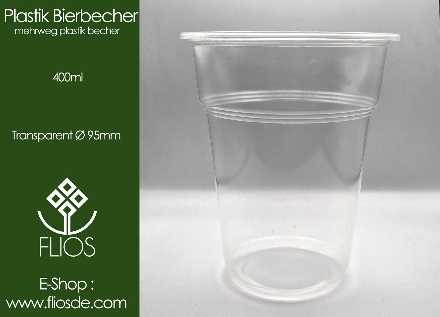 Plastik Bierbecher,Trinkbecher 400ml Ab 100-500 Stück