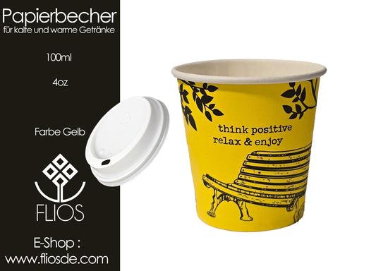 Papierbecher 4oz 100ml Espresso Ab 200 - 2000 Stück