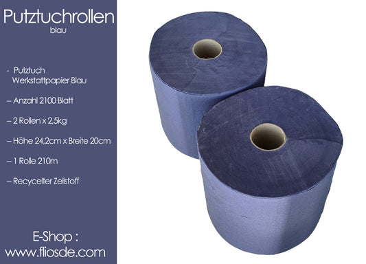 Putztücherrollen XXL 2St x 2,5kg - 2100Blatt