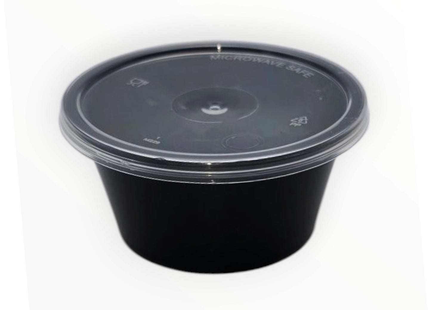 Saucenbecher mit Deckel Schwarz 2 oz 59ml Verpackungsbecher 100 -400 Stück Dressingbecher