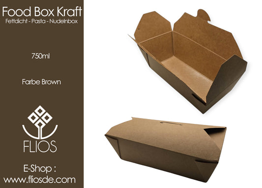 Food Box Kraftpapier 750ml