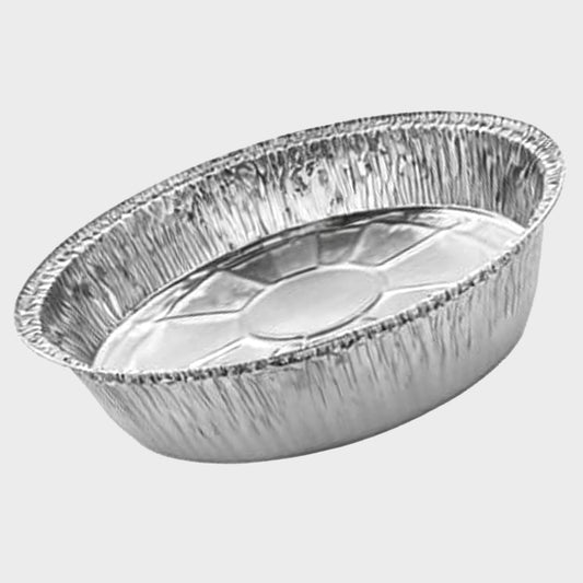Aluschale 552 Runde Ø23 cm - 1380ml  – 23 x 23 x 5 cm | 100 / 200 / 400 Stück