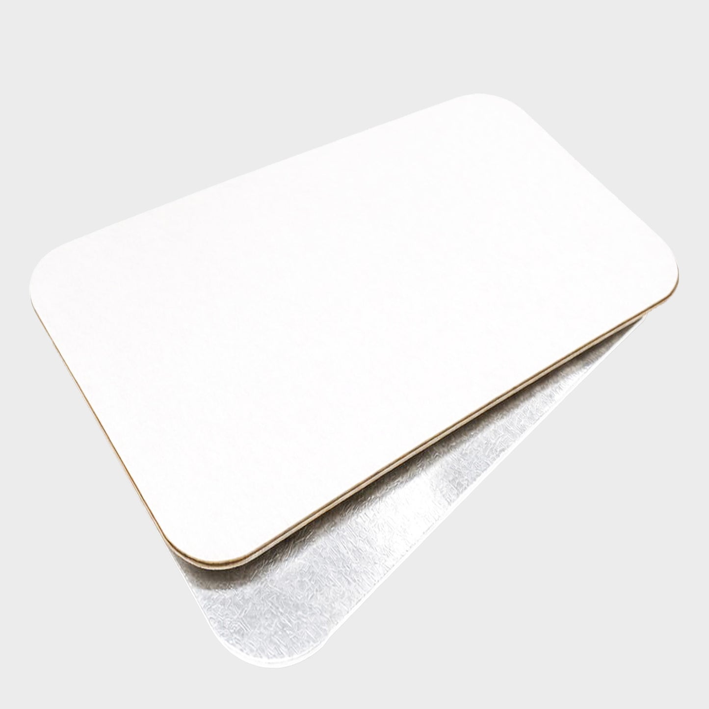 Kartondeckel für Aluschalen R29L | 325 | 326 | 327 – Aluminium beschichtet | 200 / 400 Stück