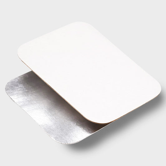 Kartondeckel R43L für Aluschale – Aluminium beschichtet