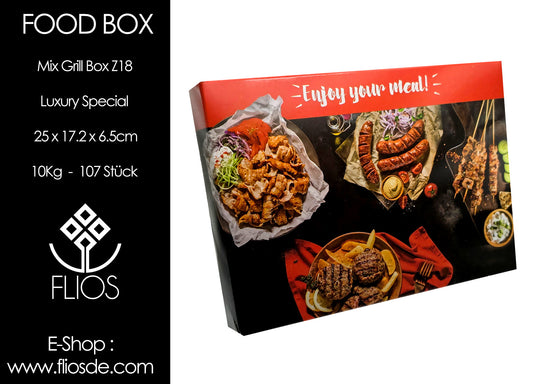 FOOD BOX mit Grill Bezeichnung 10kg 107 Stück